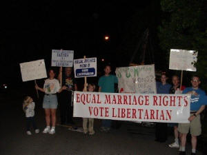 Equal Marriage Rights - Vote Libertarian